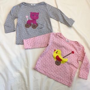 Bundle of 2 12-18 mo Baby Boden Tops